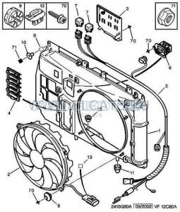 Вентилятор пежо 206 схема