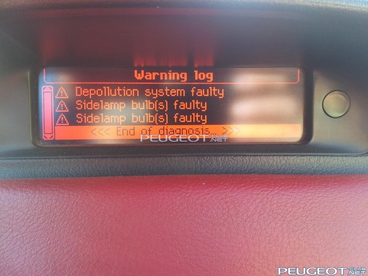 Depollution System Faulty - Peugeot 307 - Пежо Клуб Россия | Peugeot Fan Club Russia